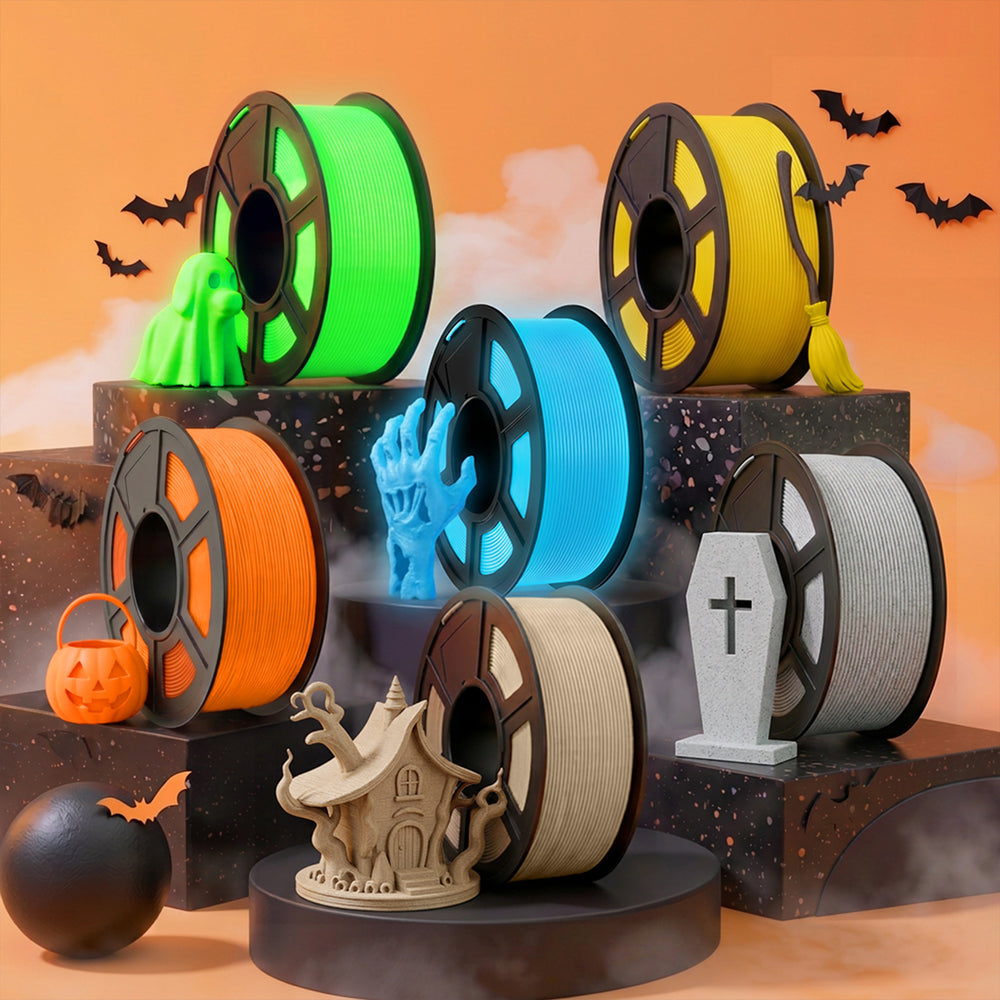[Nur DE] TECBEARS 3D-Drucker-Filament – PLA, PETG, ASA & ABS, 1 kg
