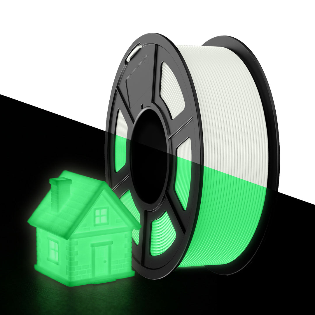 TECBEARS PLA Glow in The Dark (Luminous) 3D Printer Filament 1KG