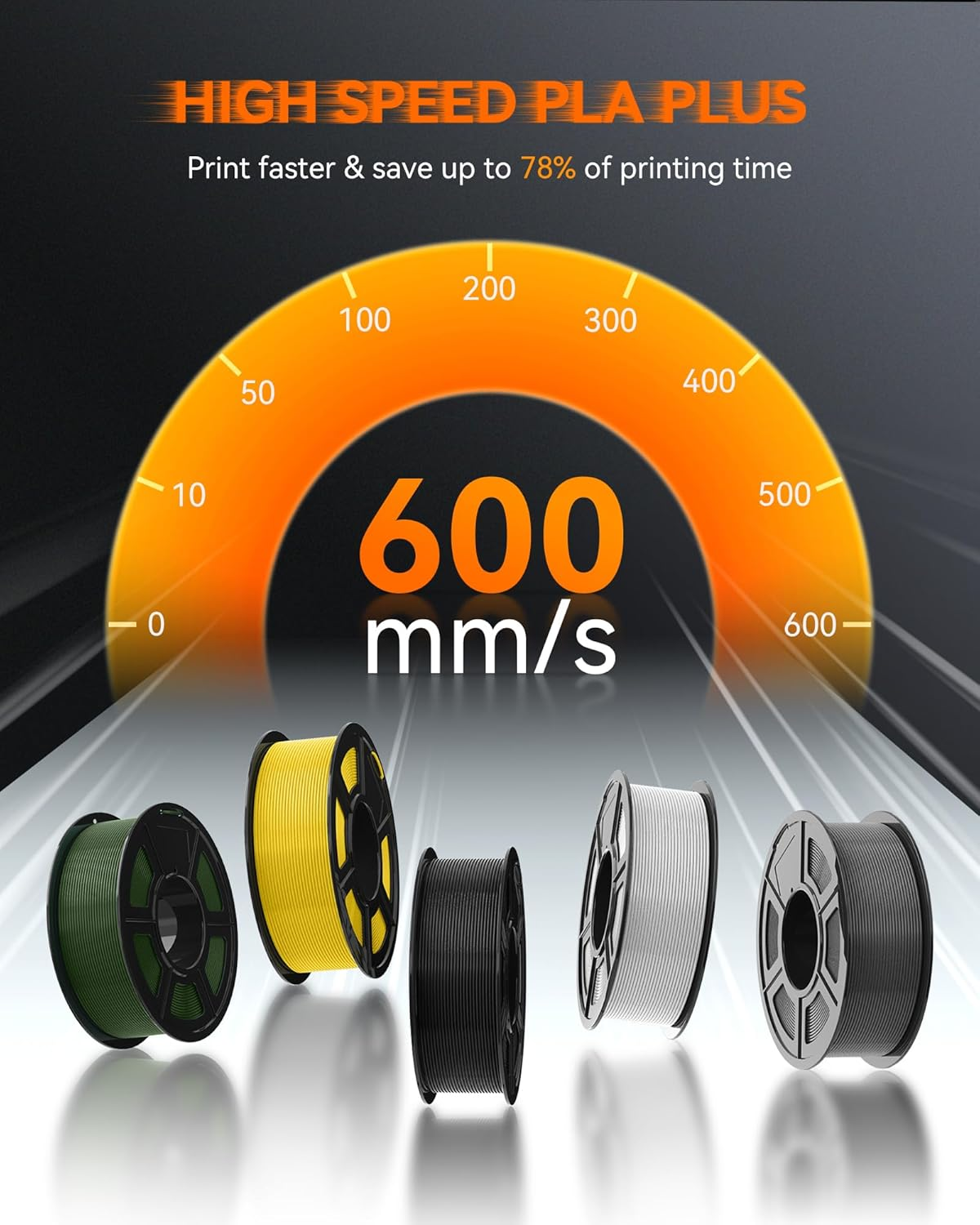 TECBEARS High Speed PLA+(PLA Plus) 3D Printer Filament 1KG