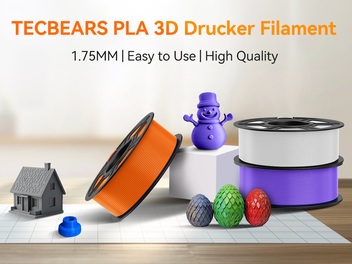 TECBEARS PLA 3D Printer Filament 1KG