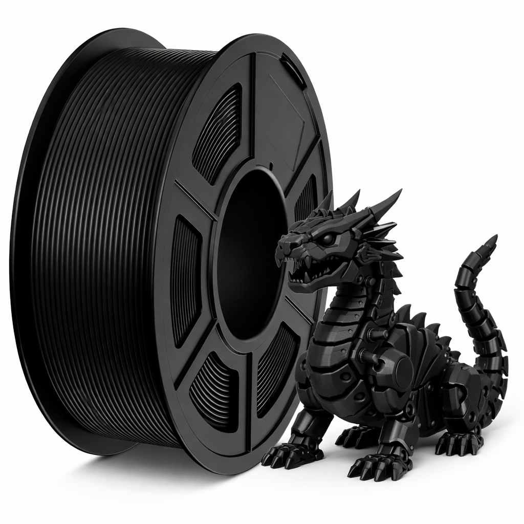 TECBEARS PLA-Carbon Fiber 3D Printing Filament 1.75mm 1Kg