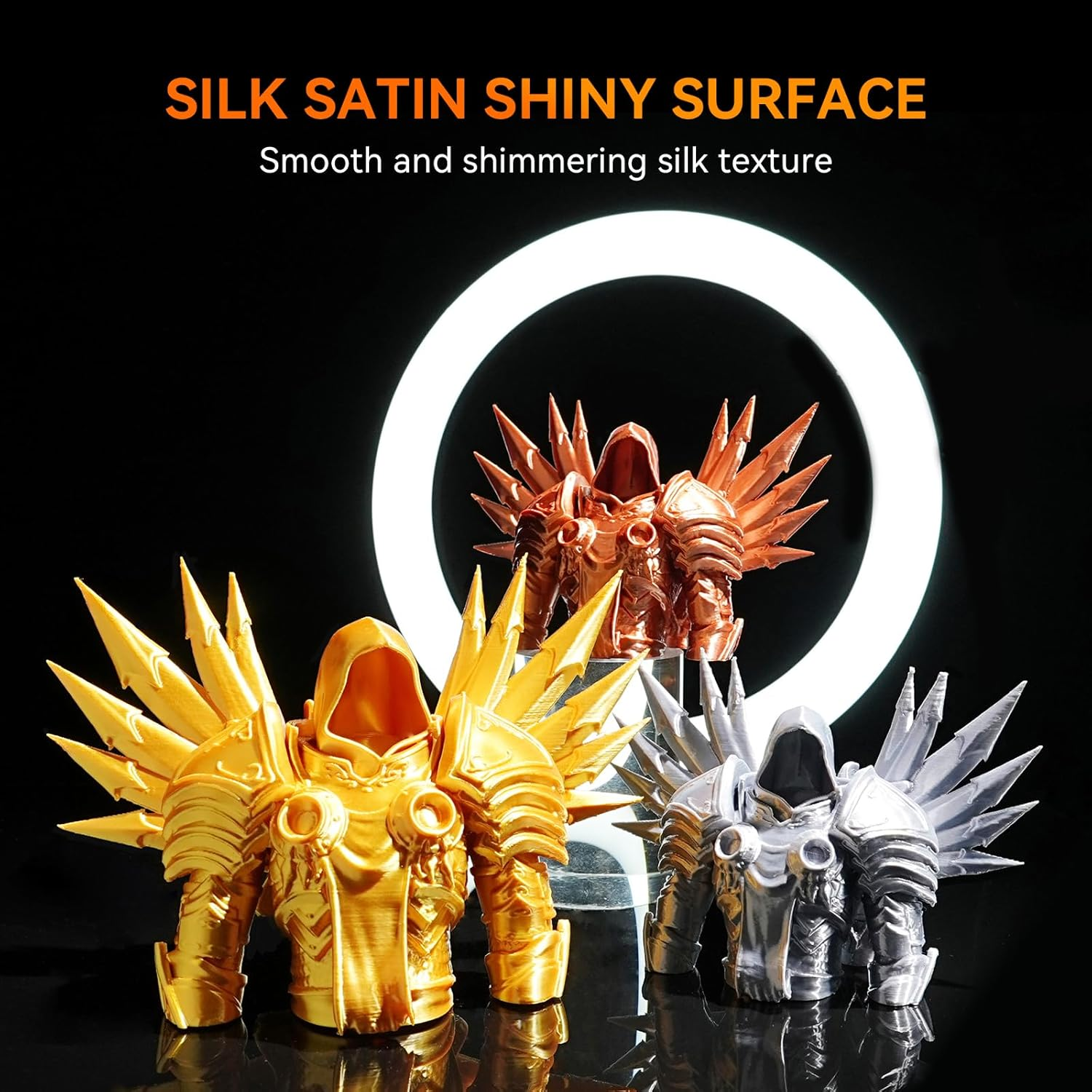 TECBEARS Shiny Silk PLA+ 3D Printing Filament 1KG