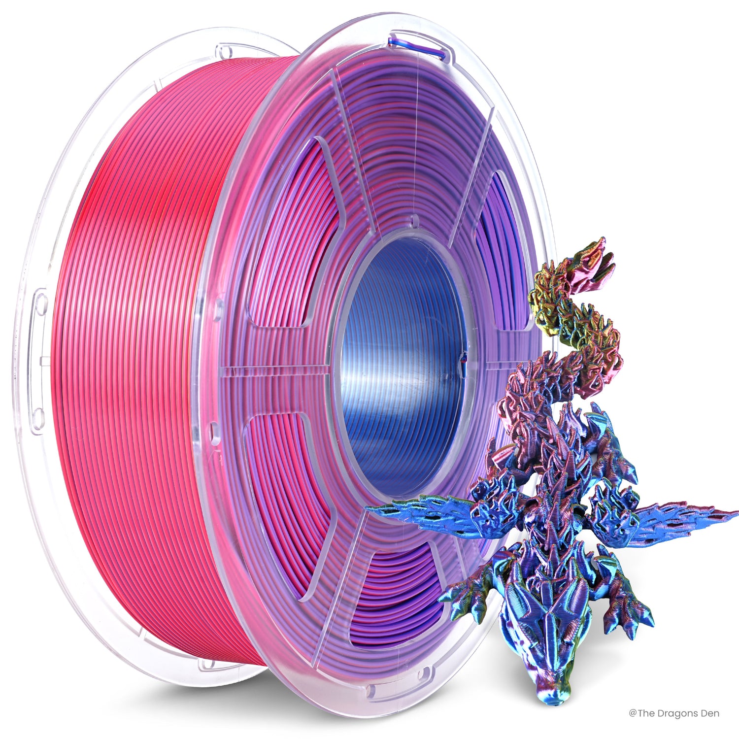 TECBEARS Multi-Color SILK Filament(Dual-color, Tri-color and Four-color) 3D Printer Filament 1KG