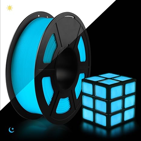 TECBEARS PLA Glow in The Dark (Luminous) 3D Printer Filament 1KG
