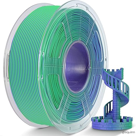 TECBEARS Dual Color PLA Matte 3D Prnting Filament 1KG